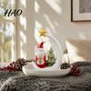 Autumn Seasonal Display Halloween Ghost Figurine Ornament, Resin Christmas Statue, Animal Desktop Indoor Window Decorations for Home Tabletop
