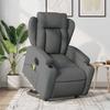 VidaXL Electric Massage Recliner Dark Grey Fabric 3204519