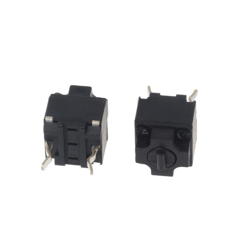 10Pcs Square Mouse MicroSwitch EVQP0K07KBB4 Mouse MicroButton for Accurate Mouse Clicking and DIY Projects