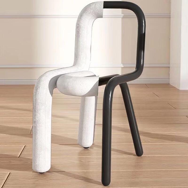 OEING Lamb Wool Backrest Leisure Chair