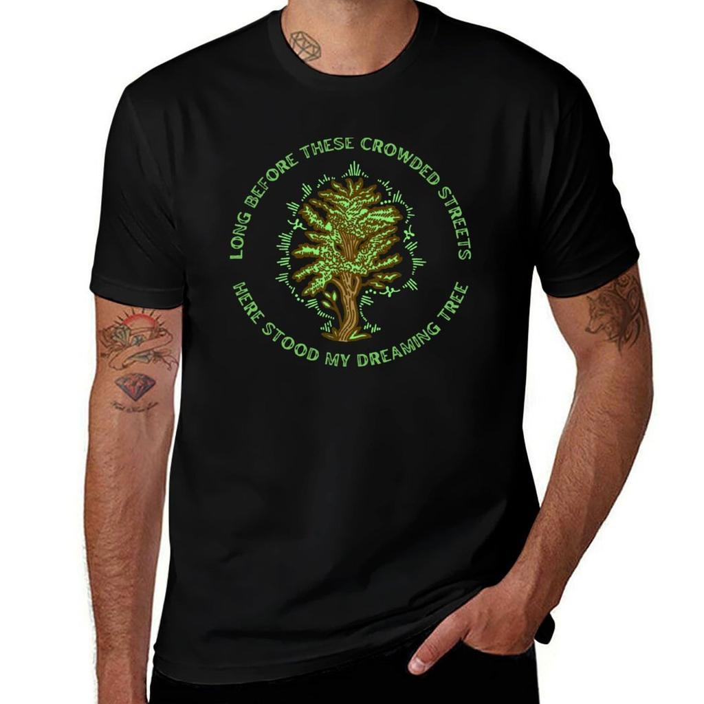 Dreaming Tree Tshirt Casual Street Style Short Sleeve Tee