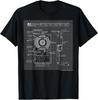 Ghostbusters Proton Pack Schematics T-Shirt