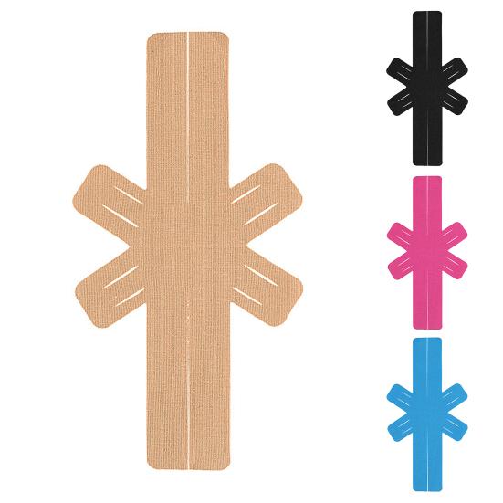 Предварительно нарезанная кинезиологическая лента, хлопковая спортивная лента, водонепроницаемая эластичная кинетическая лента для облегчения боли, поддержки мышц, восстановления после травм