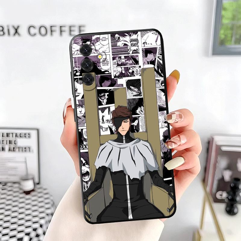 Bleach Aizen Sousuke Soft Phone Case for Samsung A17 A37 A57 A16 A26 A36 A56 A15 A25 A35 A55 A14 A24 A34 A54 A13 A23 A33 A53 A52