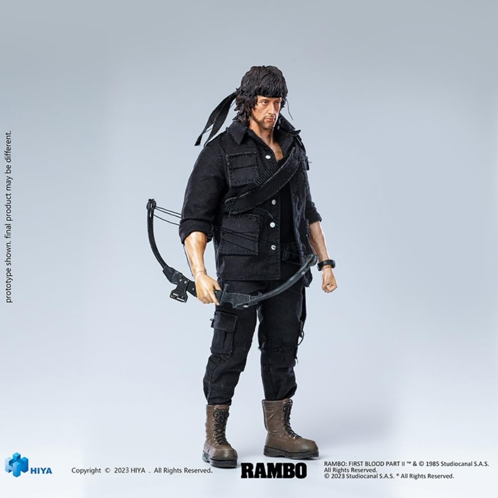 HiPlay HIYA 1/12 Scale Rambo ESR0099 Movable Action Figure with Accessories Full Set