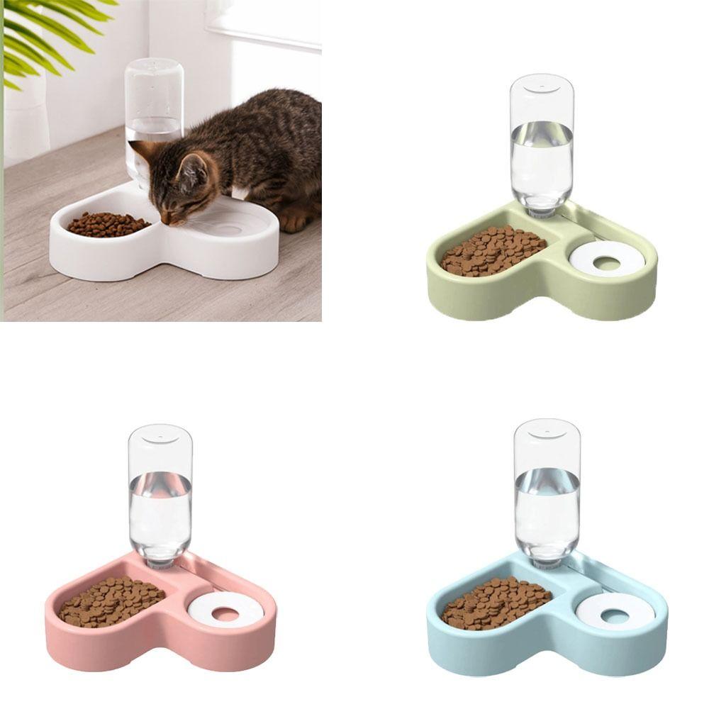 Moisture-proof Automatic Water Bowl Feeder Dual-use Corner Pet Food Dish Drinking And Feeding