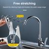 Sink Faucet Extension 360 Degree Rotation Filter Tube Shower Water Saving Tap 3 Modes Adjustable Faucet Kitchen Gadget Accessories