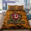 Dynamo Dresden Custom Name Pattern Bedding Quilt Set Quilt Cover Pillowcase Home Birthday Gift(1 * duvet cover + 2 * pillowcase, without core)