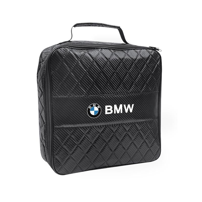 PU Leather Storage Bag For EV Charging Gun Magic Tape Stickers Accessories For BMW G80 G06 G07 G42 G14 G15 G16 F82 F20 F21 F83 M
