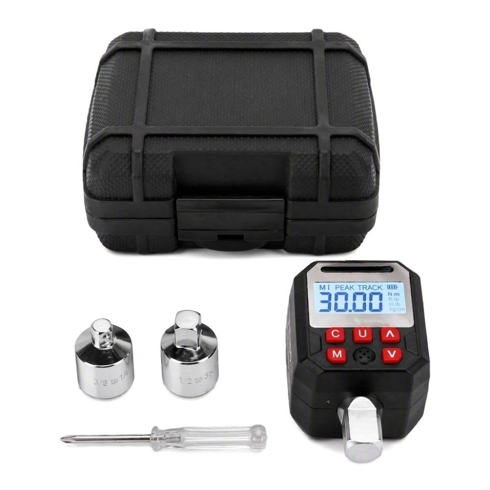 2% Accuracy Digital Torque Adapter 1/2in Drive Precision Torque Tool  For Automotive Repair
