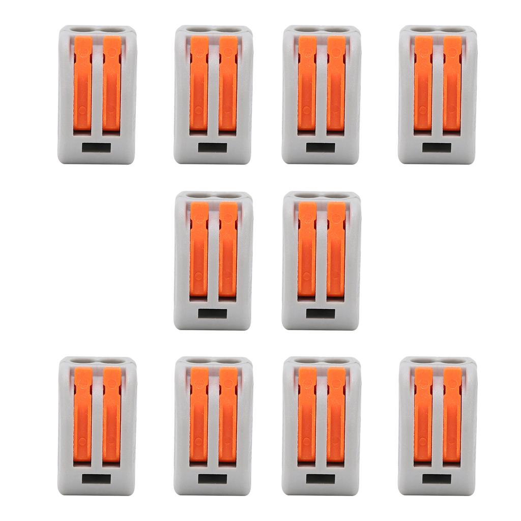 10 шт. зажимной клеммный блок для быстрого проводника гибкий жесткий кабельный разъем PCT212