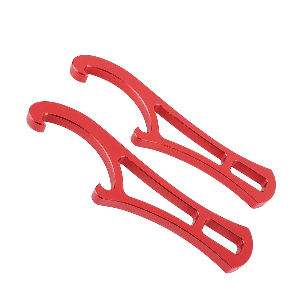 2PCS Firefighting Mini Spanners Lightweight Portable Aluminum Alloy Firefighter Wrench Set Red
