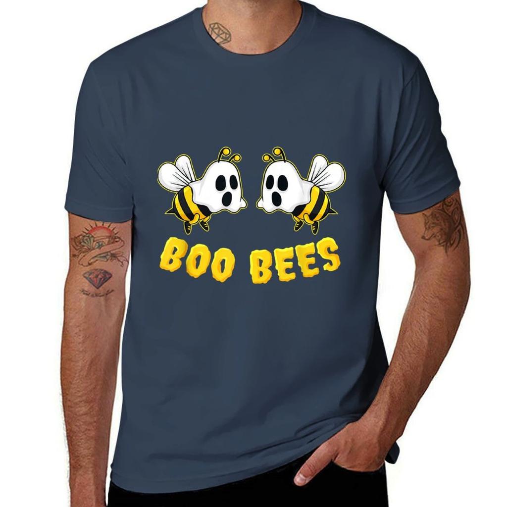 Boo Bees Медицинские Парные Хэллоуинские Футболки Антиперспирант Топ для Тренировок