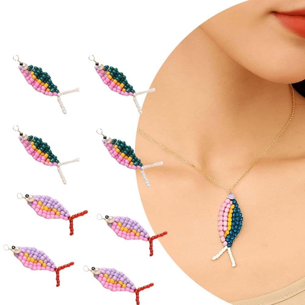 4pcs/set Cute Earring Accessories Handmade Craft Jewelry Making Material  Necklace Accessories