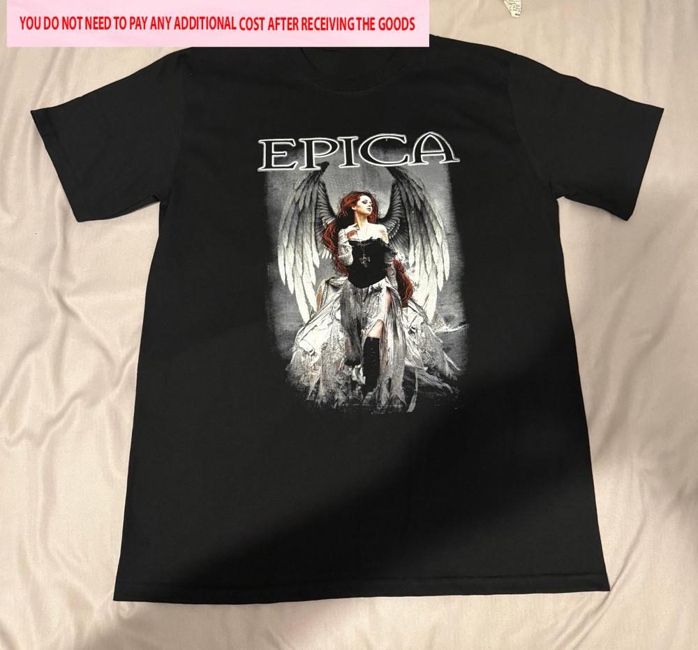 Inspired Epica Band OMEGA Shirt Cotton Black S-5XL SN249 Unisex T-Shirt