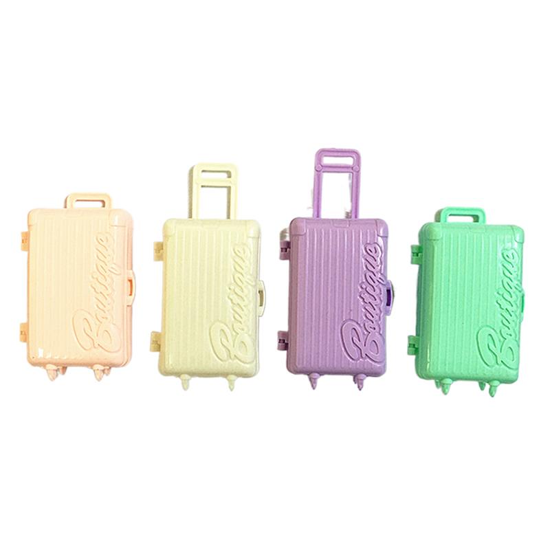 Чемодан для кукол, аксессуаров, покупок, путешествий, хранения, одежды, обуви, аксессуаров, игрушек, выдвижной ящик 13,6 г