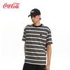 Хлопковая футболка с коротким рукавом в полоску Coca-Cola