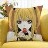 Misa Amane Comic Character World Various Sizes Square Pillow Case For Car Home Bedchamber Decor