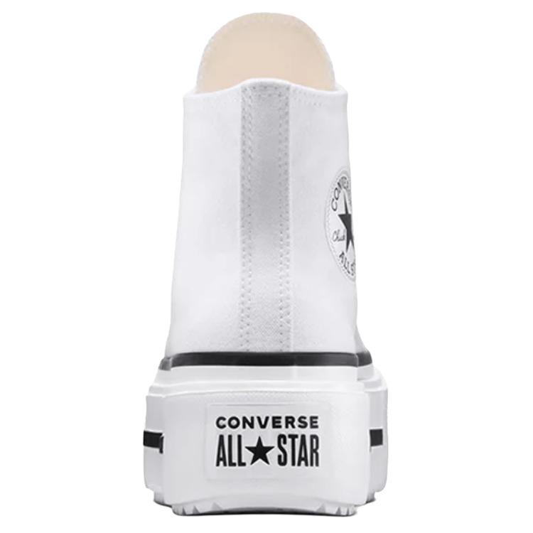 Converse Кеды All Star Lift Double Stack универсальные и удобные высокие холщовые унисекс белые