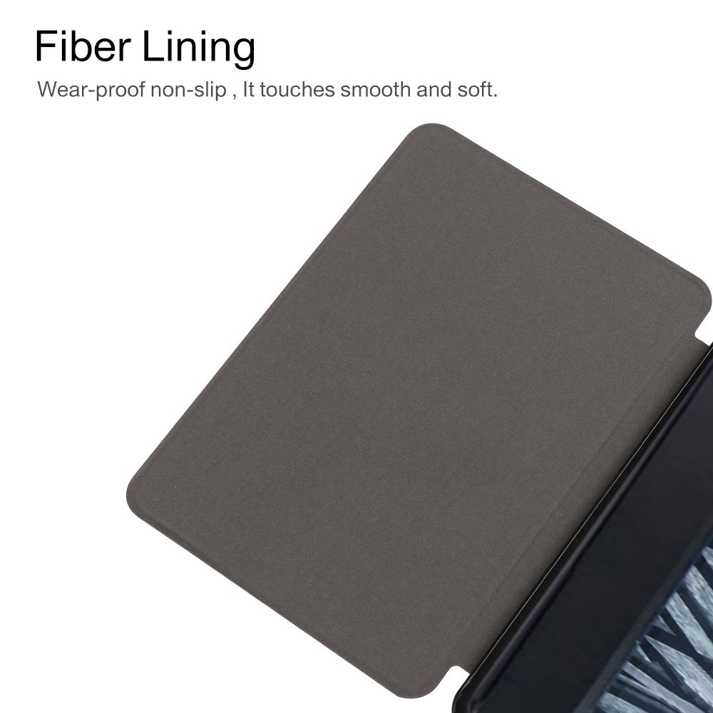 Ultra Slim Fabric Texture Auto Wake/Sleep PU Leather Smart Case Protective Shell Magnetic Cover
