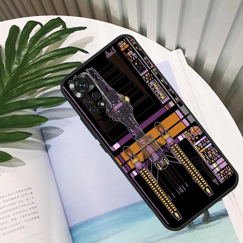 Stars And Treks Phone Case For Xiaomi Redmi Note 12 11 10 8 9 Pro Note 9S 10S 11S Redmi 9C 12C 9T 10C Cover