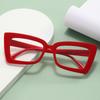 Glasses Frame Anti-Blue Light Women'S Flat Mirror Square Trend Concave Shape
