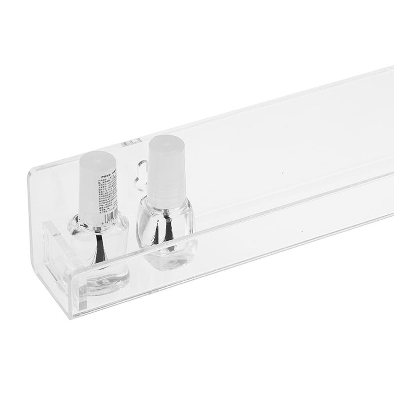 Настенная вешалка для акриловых лаков для ногтей, подставки для прозрачных органайзеров, настенные держатели, украшения для магазинов лаков для ногтей