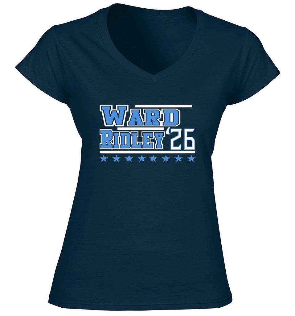 Cam Ward Calvin Ridley 2026 Tennessee LADIES V-Neck Shirt T-Shirt