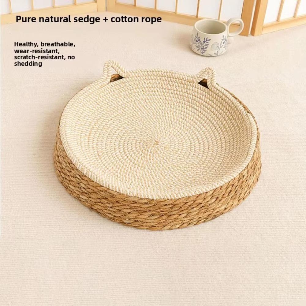 Handmade Vine Woven Cat Nest Large Size Seasonal Warmth Pad Four Seasons Universal