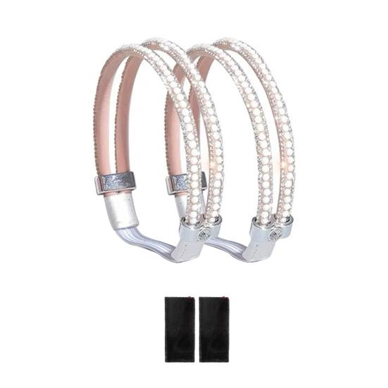 2 шт. стразы эластичные ремешки для обуви высокие каблуки ремни для обуви съемные нерасстегивающиеся ремешки для сандалий тапочки надежная фиксация