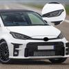 Защитная пленка для фар автомобиля с высокой степенью блеска, устойчивая к царапинам, дымчато-черная, вырезанная по форме GR Corolla Yaris, Автомобильная виниловая пленка