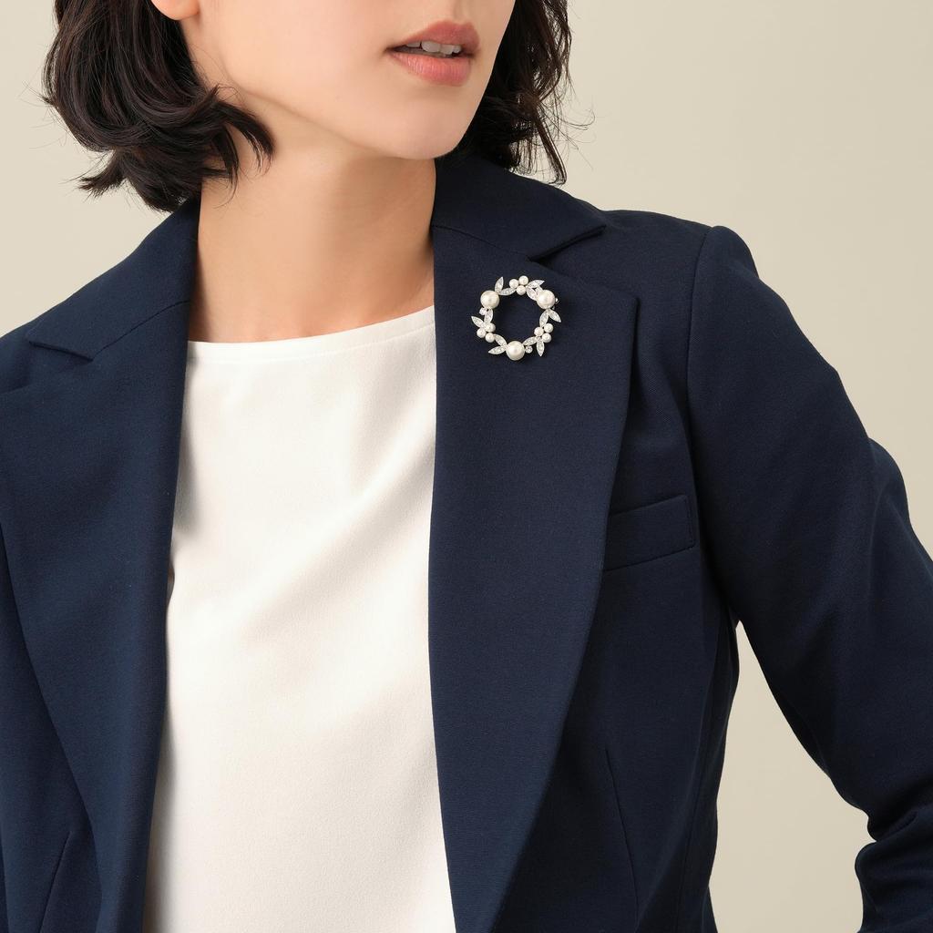 Shell Pearl Brooch VBPV5090 UW [Vendome Boutique]