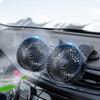 Автомобильный вентилятор, Мощный охлаждающий USB-вентилятор с двойной головкой, Летний охлаждающий воздушный циркулятор, Аромадиффузор,