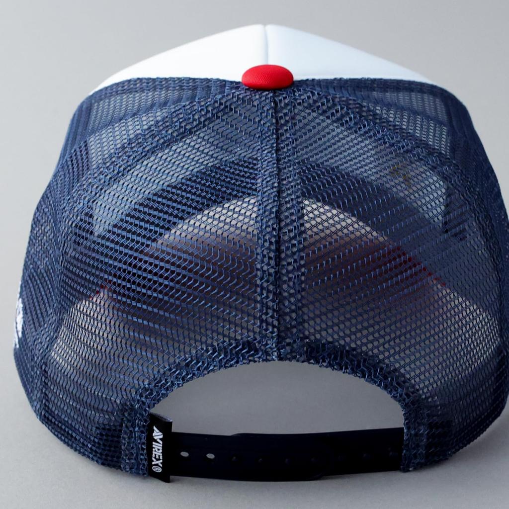 Оригинальная военная сетчатая бейсболка AFA Белая [AVIREX] Кепка, Шляпа, Кепка, Мужская, Черная, Глубокая, Весна/Лето, Кепка, Логотип,