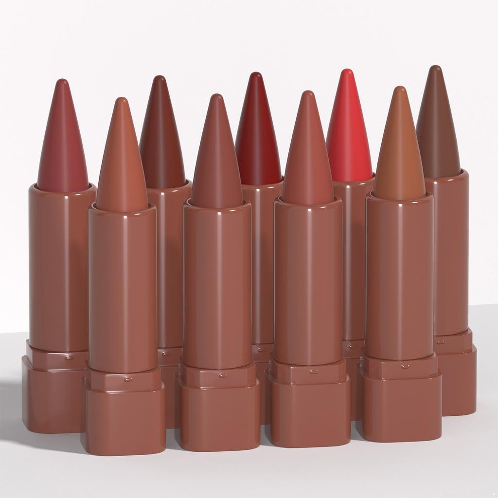 Waterproof Lip Liner Pencil & Matte Lipstick Combo, Smudge-Proof Gradient Color, Rich Pigment for Women's Daily, Party or Special Occasion Makeup