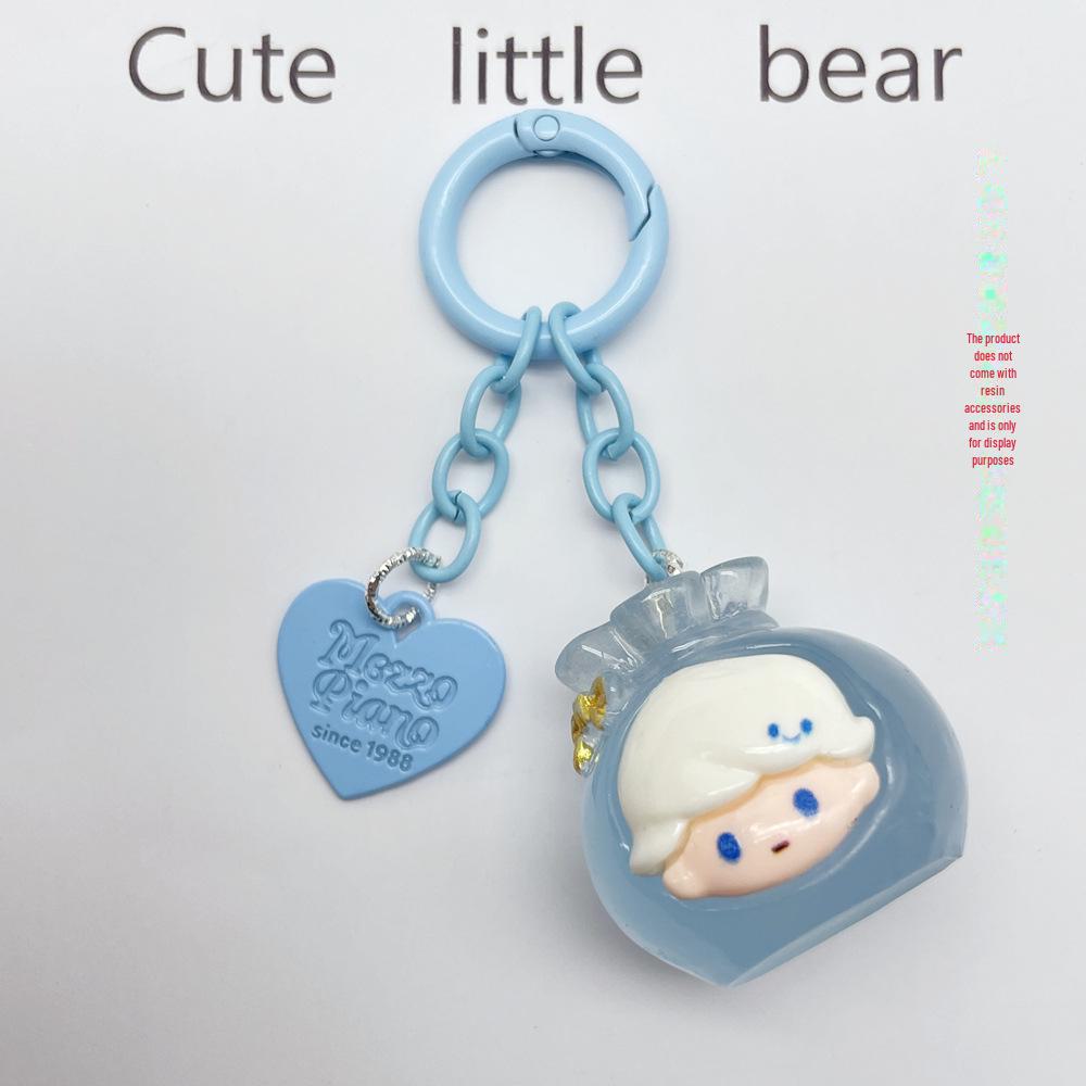 Очаровательный красочный брелок с подвеской Love и цепочкой с пружинным кольцом