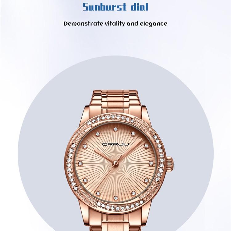 CRRJU-2198 Women's Watch Casual Business Fashion Personality Watch Men's Watch Student Watch Simple