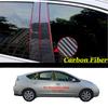 Car PC Material Pillar Post Cover Door Trim Window Molding Sticker Accessories Plate For Toyota Prius XW20 XW30 2003-2008-
