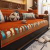 High-grade Chenille Sofa Cushion Four Seasons Universal Non-slip Straight Type Sofa Cover Straight Row Sofa Towel