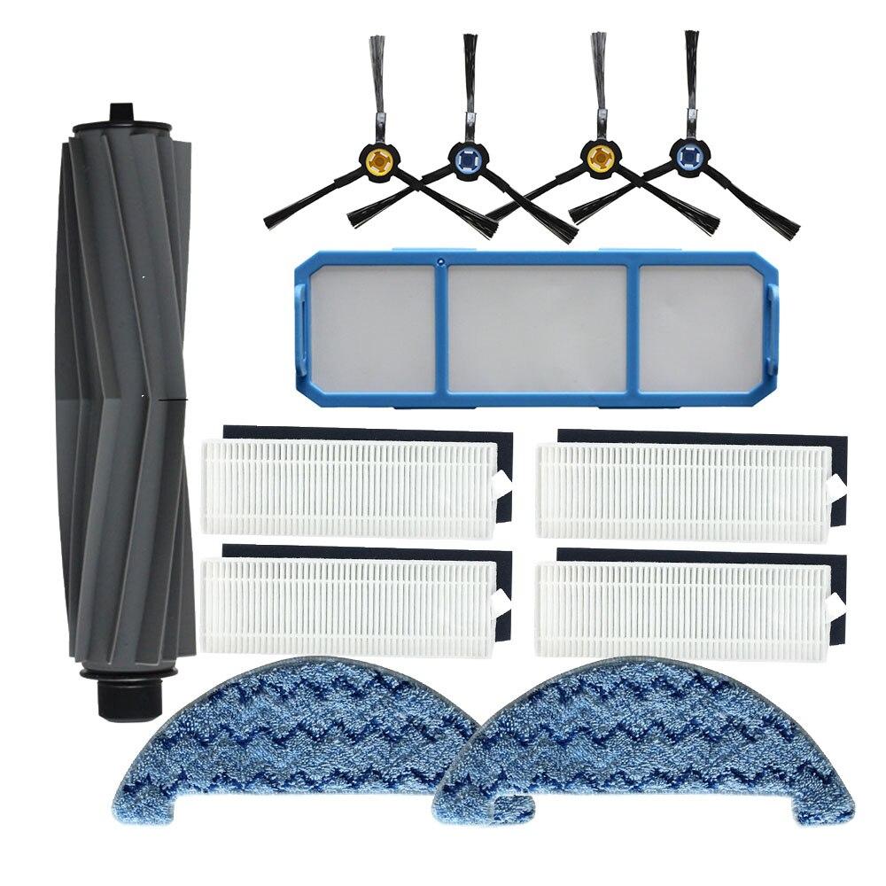 Боковая щетка Основная щетка Hepa-фильтр для робота-пылесоса chuwi ilife A7 A9S Запасные части для швабры Ткань Первичный пылевой фильтр