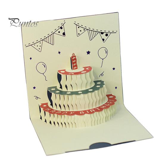 3D-открытка на день рождения, всплывающая поздравительная открытка с музыкальными огнями, открытка на день рождения с тортом для женщин, мужчин, детей, друзей