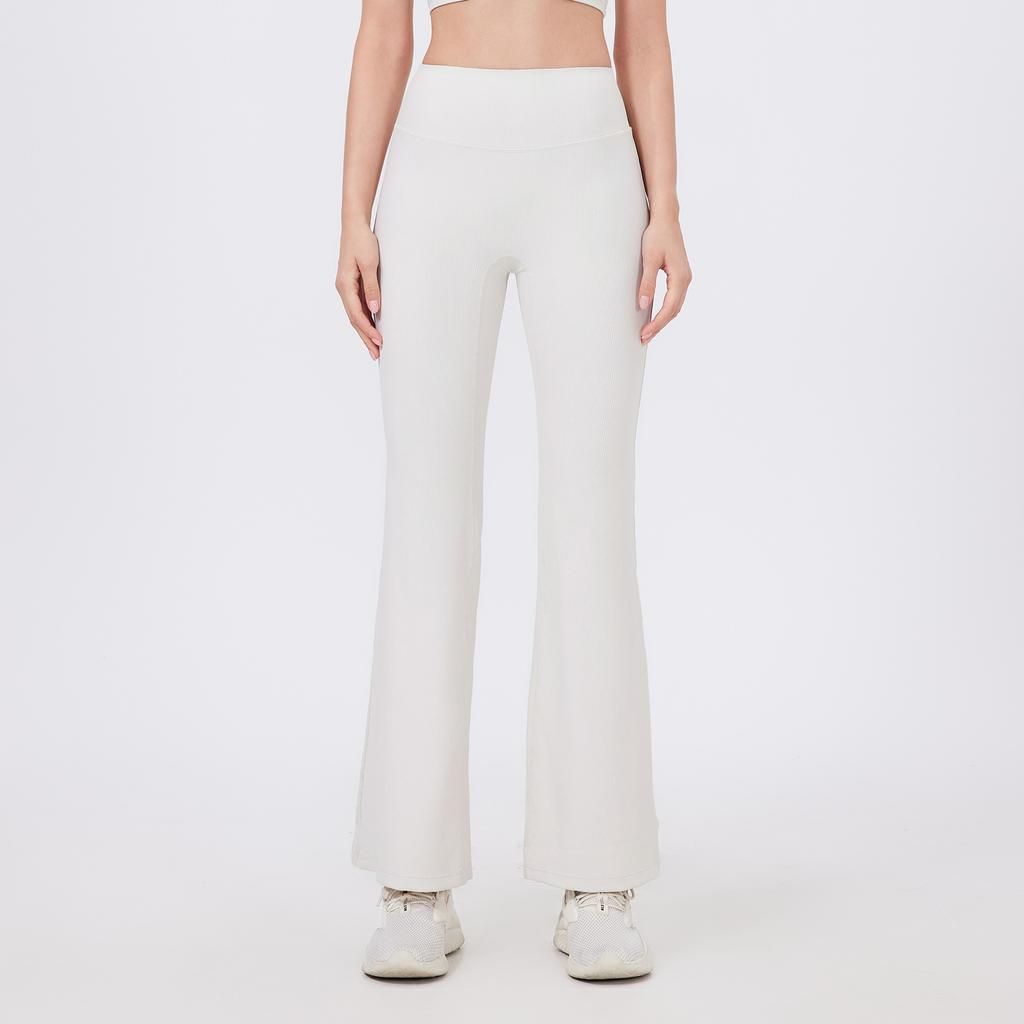 Sweatpants Yoga Flared Pants Anti-crimping Sports Wide Leg Pants Fitness Pants High Waist Hip Lift Dance Micro Pants