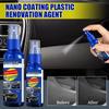 OUHOE Car Plastic Interior Restore Spray Dashboard Trim Refinish Polish Anti Dust Anti Aging Seat Door Panel Care Agent 100ml