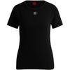 Hugo Womens/Ladies Embroidered Logo Regular T-Shirt