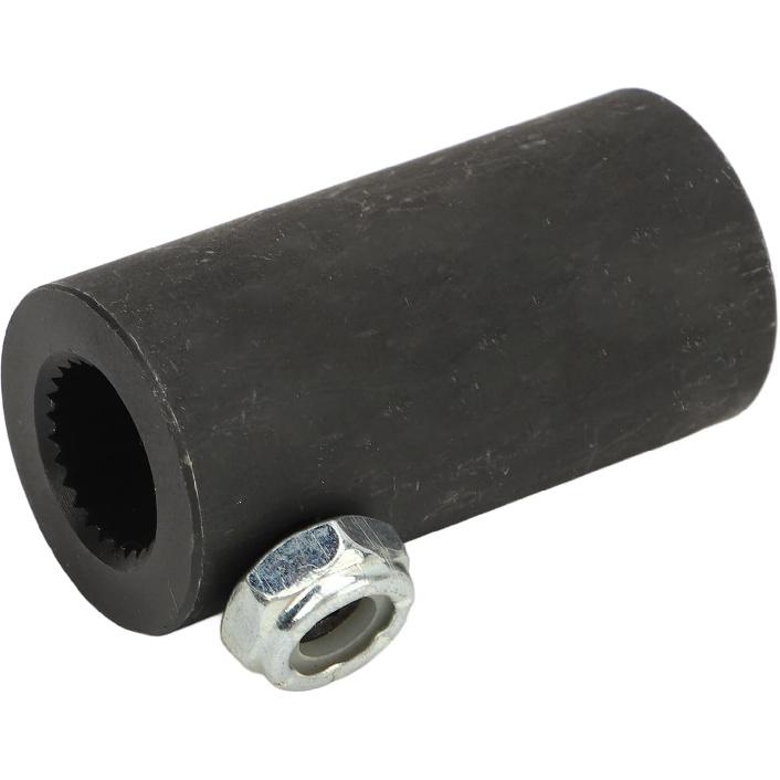 Black Steering Joints 9/16" - 26 Spline To 3/4" Dd U Joint Shaft, 9/16 26 Spline To 3/4 Round Coupling, High Strength Responsive Steering Shaft