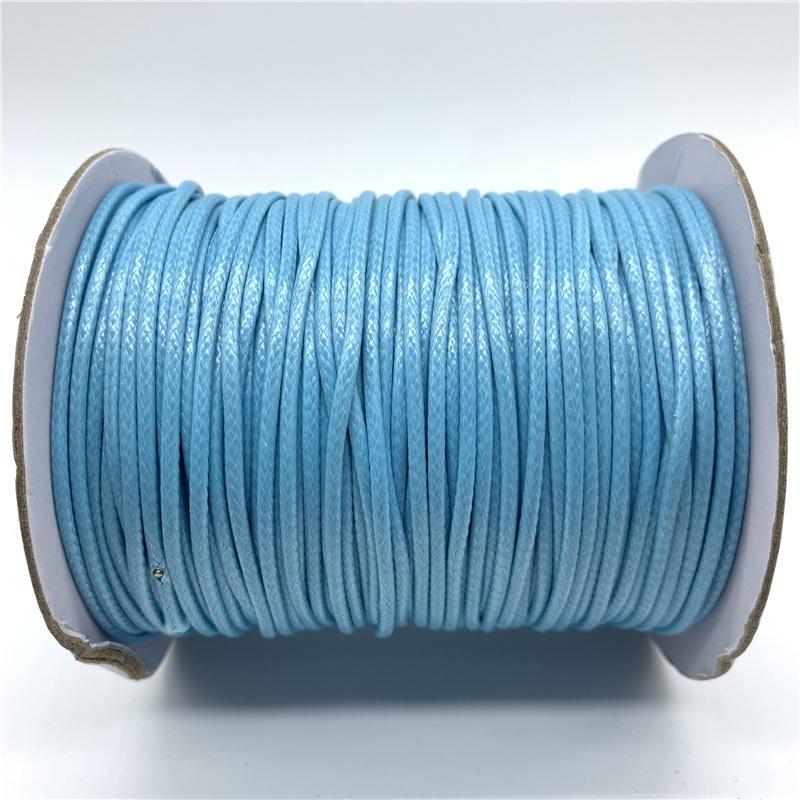 0,5 мм 1 мм 1,5 мм 2 мм черный вощеный хлопковый шнур вощеная нить шнур шнурок ремешок ожерелье веревка для изготовления ювелирных изделий