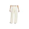 Nike Sportswear Club Letter Lace Casual Knitted Sports Pants Women bottoms Coconut-Milk FN3635-113
