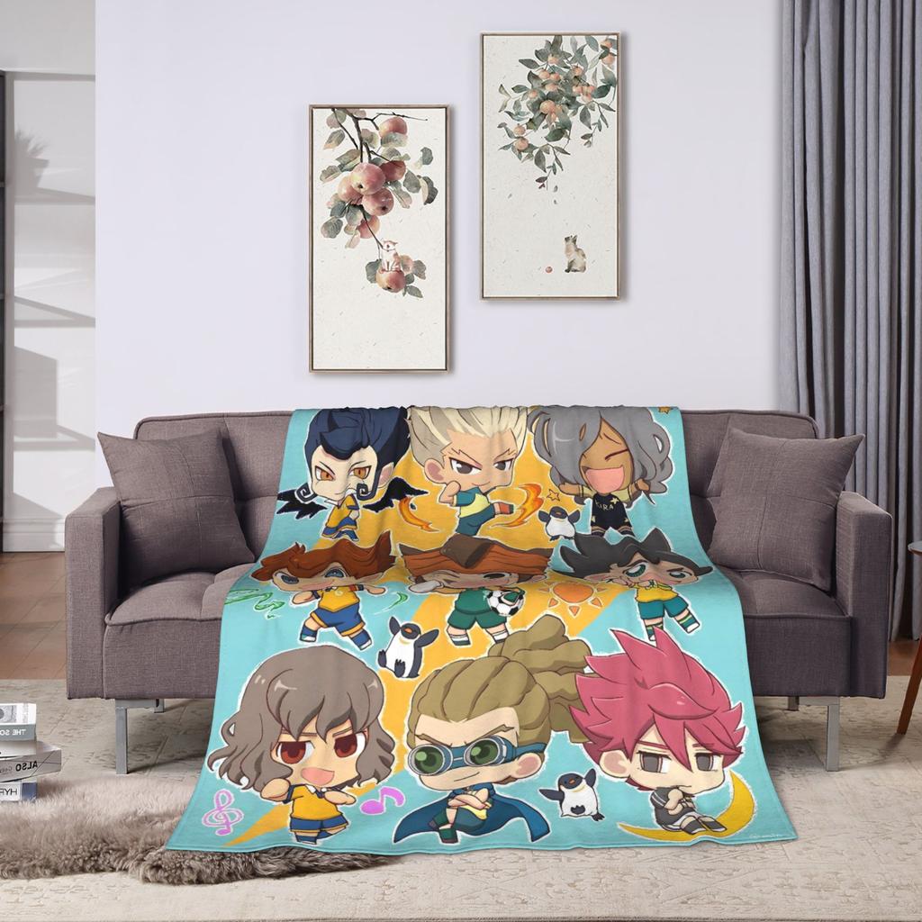 Anime Axel Blaze Inazuma Eleven Blankets Quality Warm Throw Blanket Winter Child Outdoor Fashion Bedspread