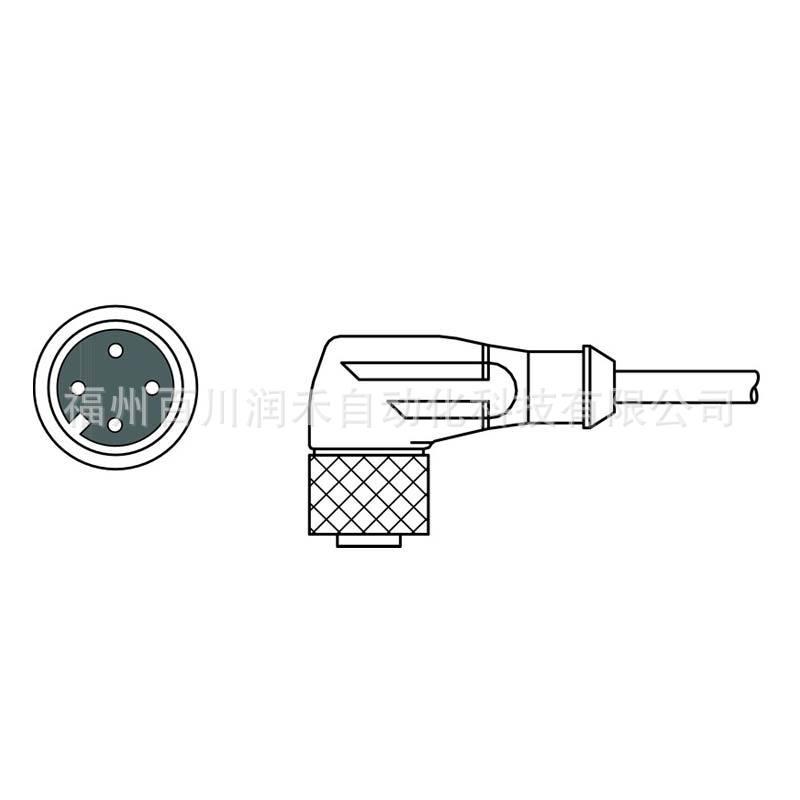 Brand New Leuze Cable KD U-M12-4W-P1-050-DP & KD U-M8-4W-V1-050-DP