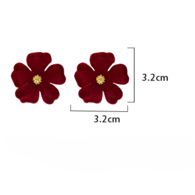 Осенне-зимние цветочные серьги женские 2023, новые серьги